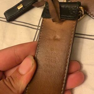 Gucci belt mid condition with small rip shown